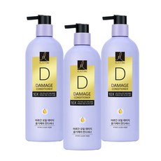 엘라스틴 데미지 윤기케어 10X 컨디셔너 플로럴 머스크향, 3개, 680ml