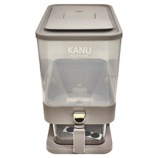 KANU 透明米桶-淺咖啡色5kg, PY069, 1個