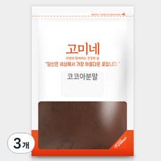 고미네 코코아 분말, 500g, 1개입, 3개