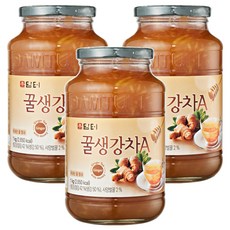 Damtuh 丹特 蜂蜜生薑茶醬, 1kg, 1罐, 3罐