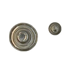 理享家 可拆免縫腰圍調節鈕扣 20入 小款 17mm 銀色 Perfect, 銀色Perfect, 1包