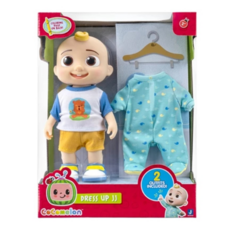 CoComelon 可可瓜 JJ換裝玩偶套裝，包含2套服裝, 1組