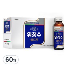 광동제약 솔표 위청수 골드액, 75ml, 60개