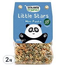 리틀파스타오가닉스 유기농 파스타 리틀스타, 250g, 2개