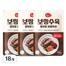 참 보쌈수육 참쉬운 비법육수, 150g, 18개