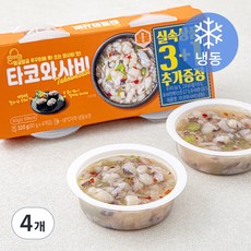 설래담 타코 와사비 양념 주꾸미 3 + 1 (냉동), 320g, 4개