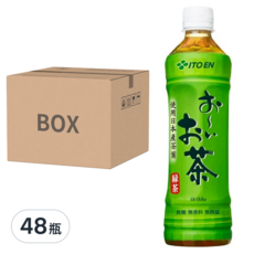 ITO EN 伊藤園 無糖日式綠茶 24入, 無香料 無熱量, 日本茶飲大廠品質保證, 530ml, 48瓶