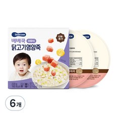 베베쿡 후기 닭고기영양죽 실온이유식 2p, 닭고기, 220g, 6개