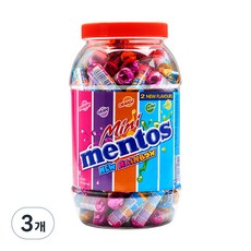 멘토스 멘토스 미니멘토스 뉴레인보우 1kg 3개