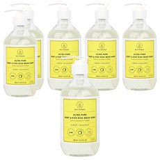 레시피박스 울트라퓨어 아기 젖병 주방세제, 6개, 480ml