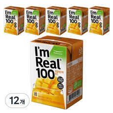 I'm Real 100芒果果汁, 140ml, 12個