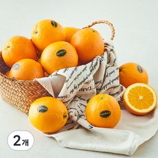 썬키스트 고당도 오렌지 중대과, 2.5kg(10~18입), 2개 2.5kg(10~18입), 2개