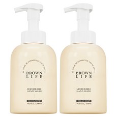 브라운라이프 대용량 저자극 모찌버블 핸드워시 클린솝, 2개, 500ml