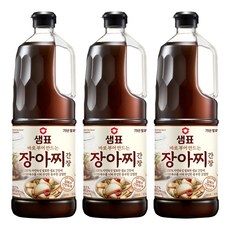 샘표 장아찌 간장, 1.7L, 3개