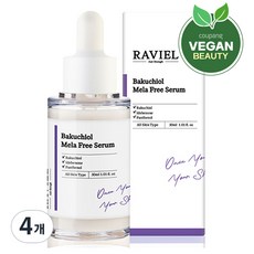 라비엘 바쿠치올 멜라 프리 세럼, 4개, 30ml