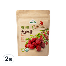 統一生機 有機大紅棗, 300g, 2包