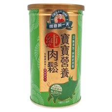 得意的一天 寶寶營養肉鬆香蔬配方, 添加番茄片、青菜蔬菜片, 適合1歲以上寶寶, 180g, 1罐