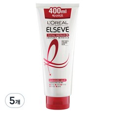 로레알파리 엘세브 토탈 리페어5 인스턴트 미라클 헤어팩, 400ml, 5개