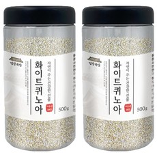 건강곡간 페루산 화이트퀴노아 통, 500g, 2개