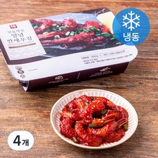 믿음게장 양념깐새우장 (냉동), 500g, 4개