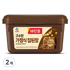 구수한 가정식 집된장, 1kg, 2개