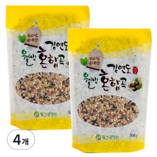 김연도 웰빙 혼합곡, 500g, 4개 500g, 4개입