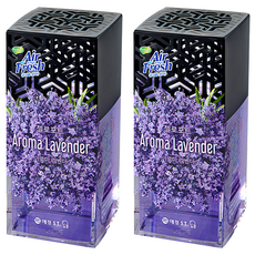 Air Fresh 福爾摩斯果凍芳香薰衣草原品, 120g, 2個