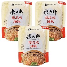 master mi 米大師 櫻花蝦油飯, 220g, 3包