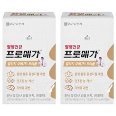 프로메가 종근당건강 알티지 오메가3 트리플 45.6g, 60정, 2개