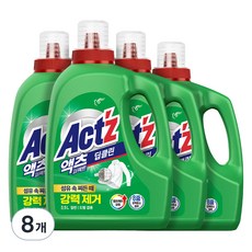 액츠 퍼펙트 딥클린 액상세제 본품, 3.5L, 8개