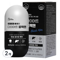 GRN 다이어트 블랙맨 60g, 60정, 2개