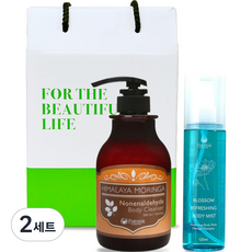 포고니아 노넨알데하이드 바디클렌져 500ml + 블라썸 리프레싱 바디미스트 120ml 세트, 2세트 2세트