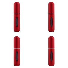 다해유 휴대용 향수 스프레이통 5ml, 레드, 4개