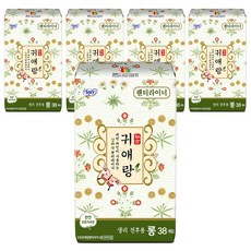 쏘피 귀애랑 팬티라이너, 롱, 38개입, 5개