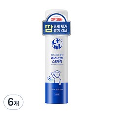 라이프홀릭 퀵 드라이 쿨링 데오드란트 스프레이, 150ml, 6개