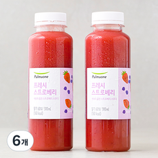 풀무원 프레시 스트로베리 스무디, 300ml, 6개