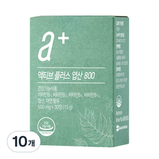 Nutrimore Active Plus 葉酸 800 15 克, 30顆, 10個