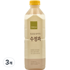 올가홀푸드 통곶감을 넣어 만든 수정과, 3개, 1.2L