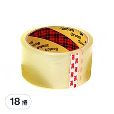 3M Scotch 透明膠帶, 黏性佳不易斷裂, 品質保證, 環保設計, 3036-6B, 18捲