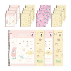 펜피아 1000 초등 스프링노트 받아쓰기 여아용, 랜덤 발송, 20개