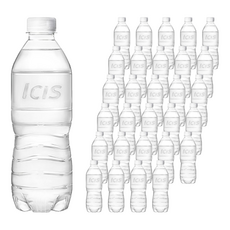 아이시스 화이트캡 무라벨, 500ml, 80개