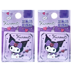 Sanrio 三麗鷗 星鑽貼 2入, 愛心翅膀, 1組