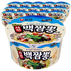 사천 백짬뽕 사발 75g, 16개