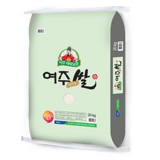 농협 여주 대왕님표 여주쌀 특등급 단아미, 20kg, 1개