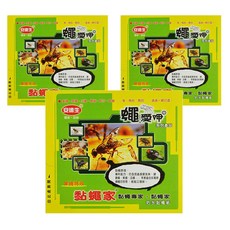 安德生 蠅愛呷 防水黏蠅紙，5片裝，果蠅特效, 5片, 3包