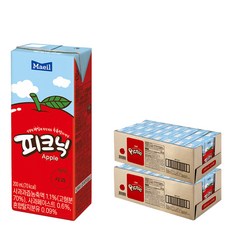 매일유업 피크닉 사과, 200ml, 48개