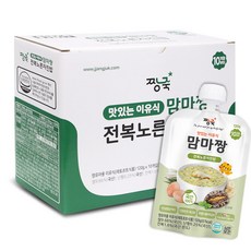짱죽 맛있는 이유식 맘마짱 10개월부터 10p, 전복노른자진밥, 120g, 10개