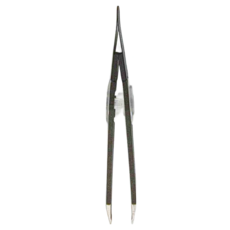 GREEN BELL 綠鐘 拔毛夾 斜口 GT-233, 日本製防滑毛夾, 黑色, 1個