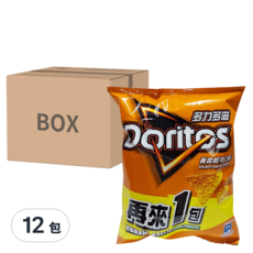Doritos 多力多滋 玉米片 黃金起司口味, 68g, 12包