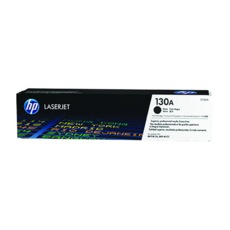 HP 惠普 130A 黑色原廠碳粉匣，適用於雷射打印機，印量可達約1300張, 黑色, 1個